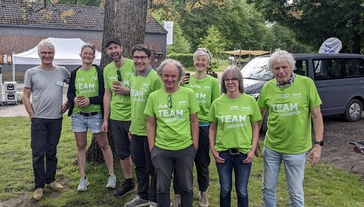 Helfer beim MünsterMarsch | © DAV Münster