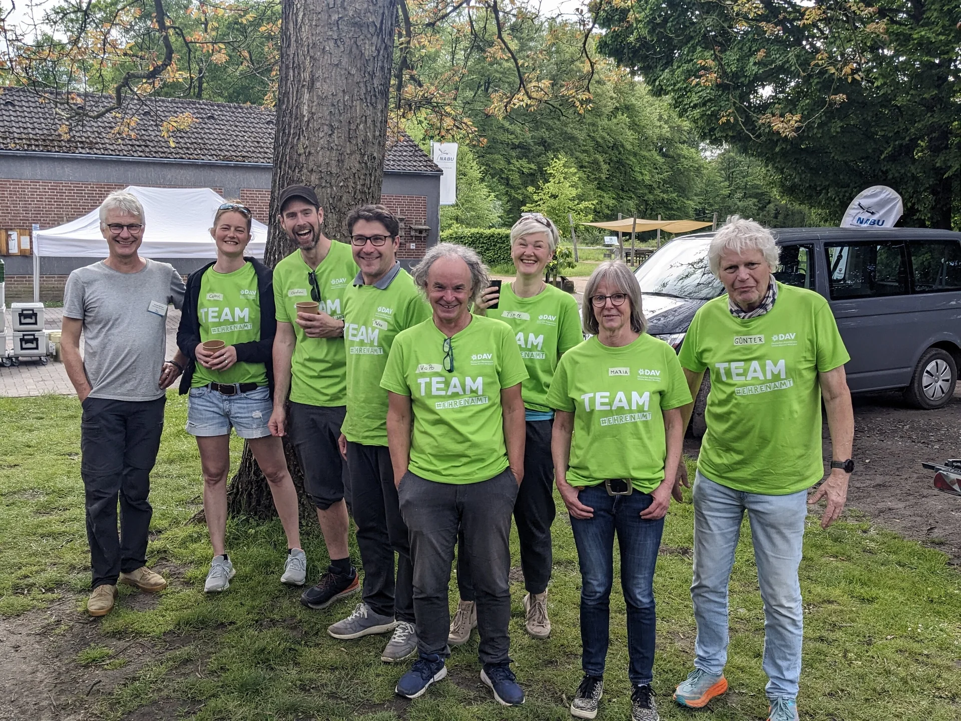 Helfer beim MünsterMarsch | © DAV Münster