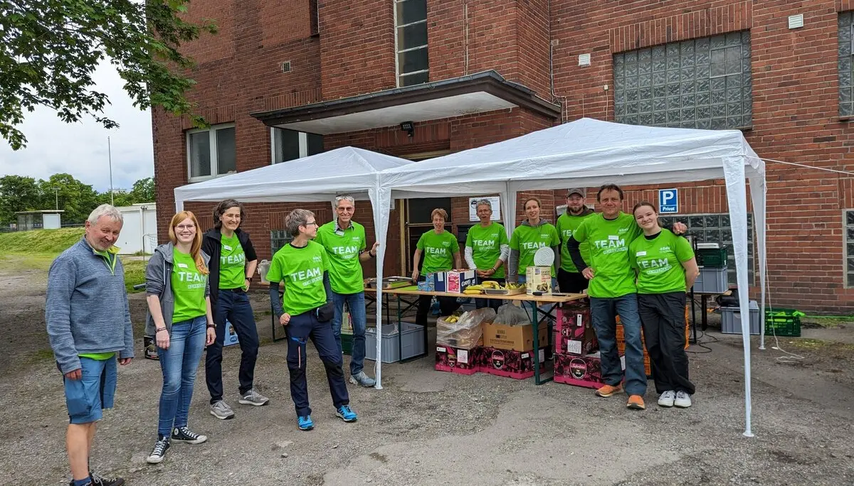 Helfer beim MünsterMarsch | © DAV Münster