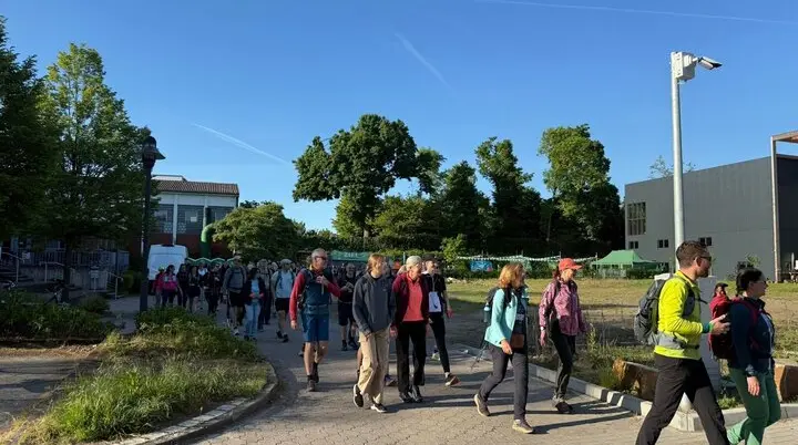 Start MünsterMarsch | © DAV Münster