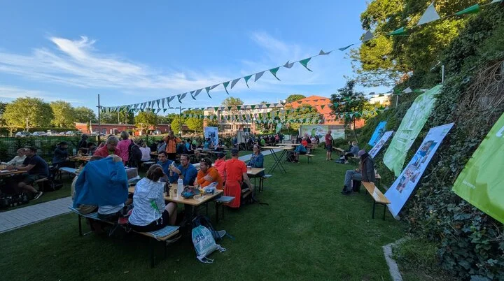 MünsterMarsch beim NABU Haus Heidhorn | © DAV Münster