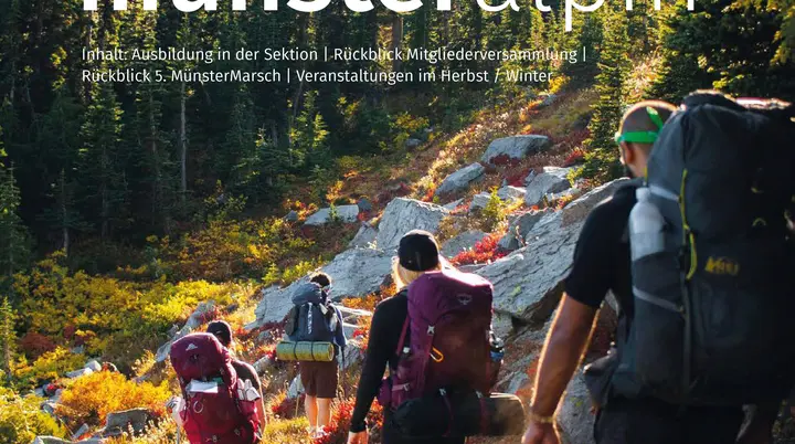 Cover der münsteralpin 2026, 2. Ausgabe | © DAV Münster