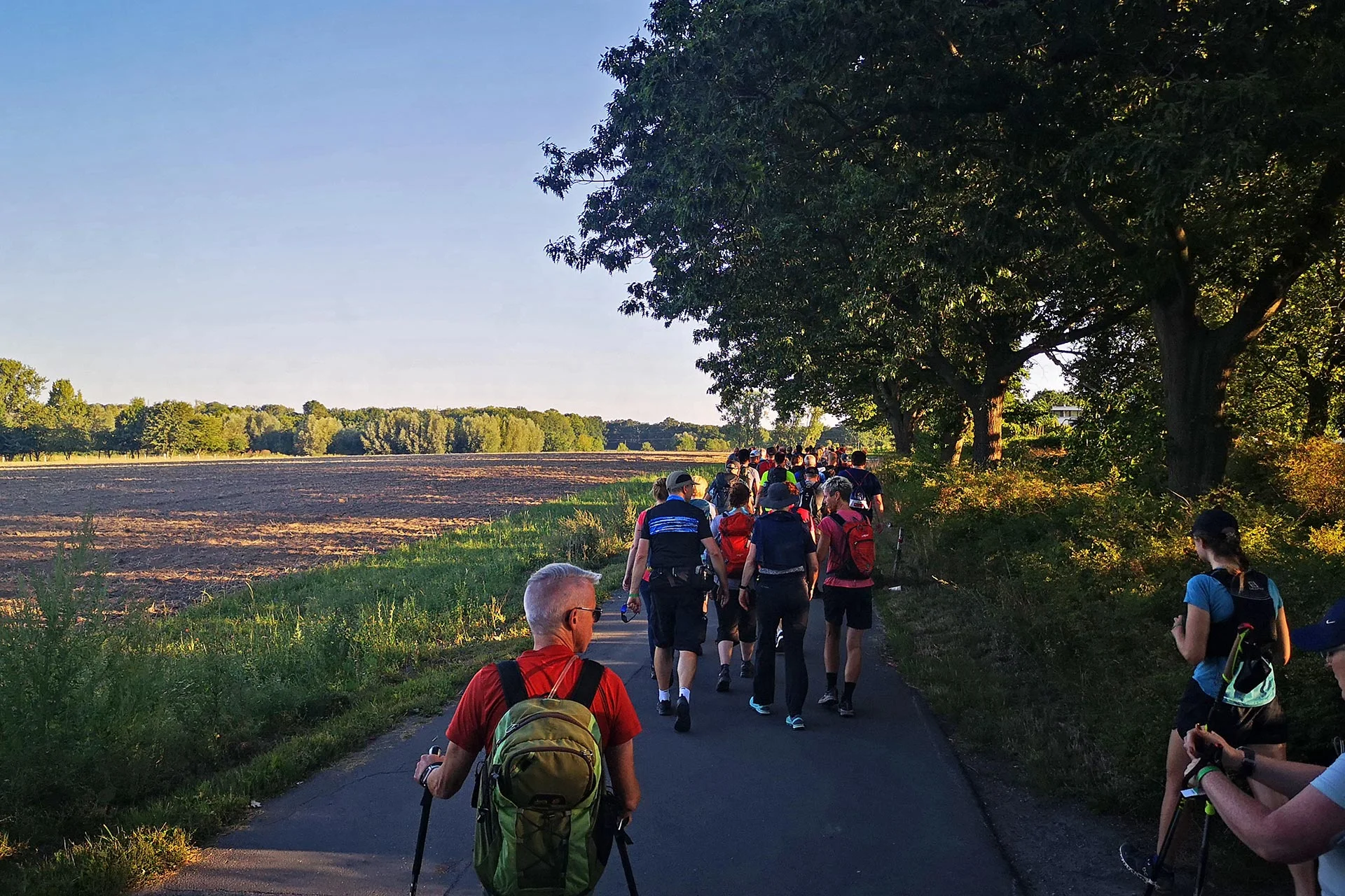 Teilnehmer unterwegs | © DAV Münster